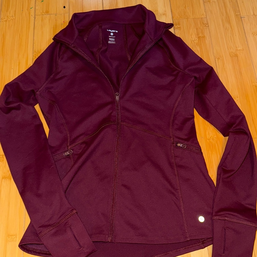 Layers Maroon Full Zip